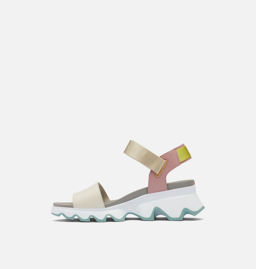 Sorel Belgique Sandale Kinetic Femme Rose Gomme à Craie