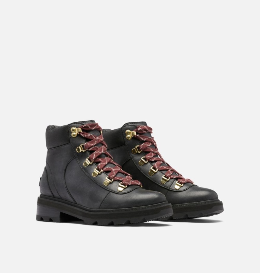 Botte Lennox Randonneur Stkd Femme Sorel Belgique Noir-noir