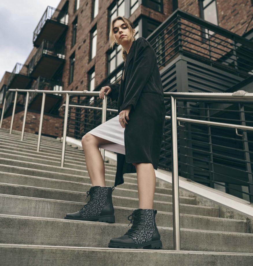 Bottines Lennox Lace Cosy Pour Femme Sorel Belgique Noir-noir