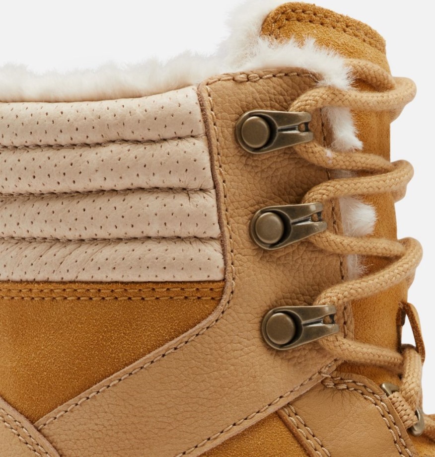 Geo Yellow-curry Sorel Belgique Botte Lennox Lace Cosy Stkd Pour Femme