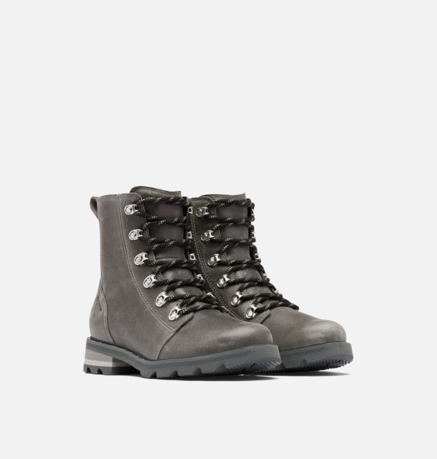Sorel Belgique Quarry-grill Bottes Imperméables à Lacets Lennox Pour Femmes
