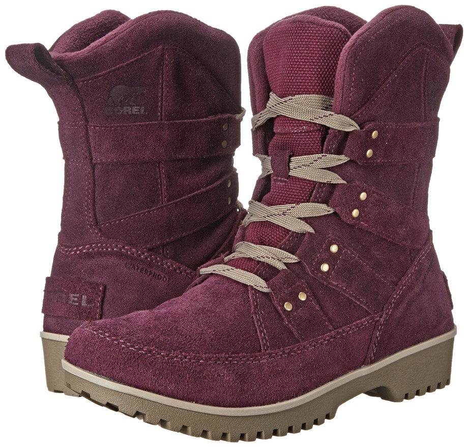 Violet Dahlia Sorel Belgium Bottes Meadow Lace Sorel Pour Femme
