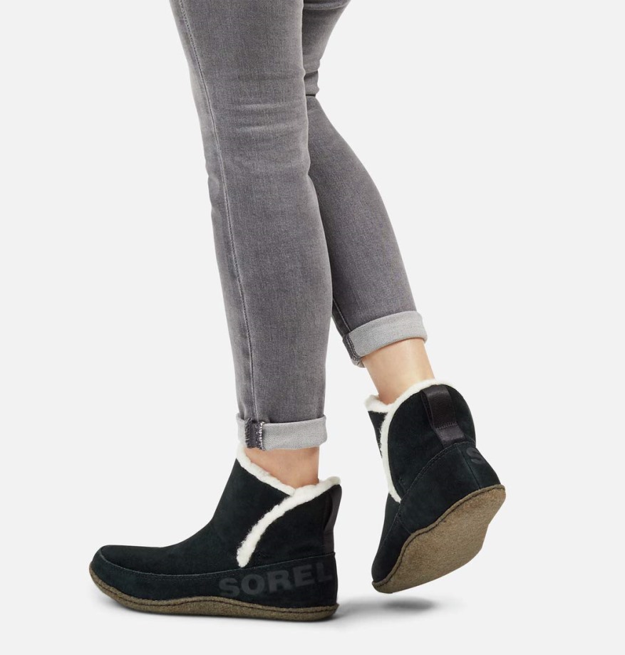 Chaussure A Neige Femme Nakiska Bootie' Sorel Belgique Noir Naturel