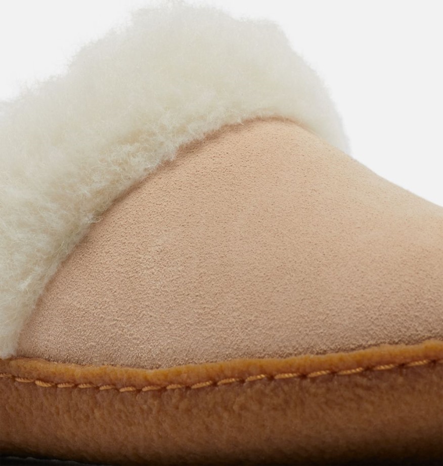 Chausson Nakiska Slide Ii Femme Nova Sand-gum 17 Sorel Belgique