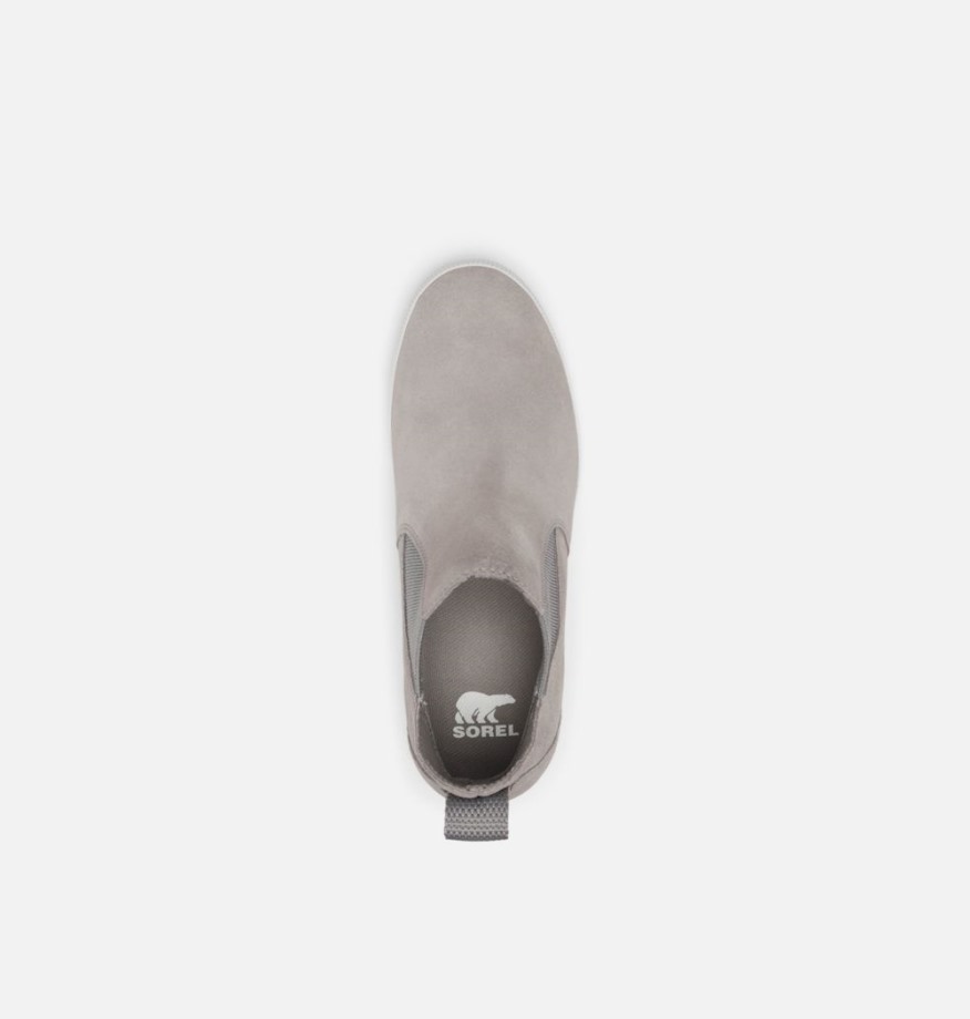 Chrome Gris-blanc Sorel Belgique Bottines Compensées Out N About Slip-on Pour Femmes
