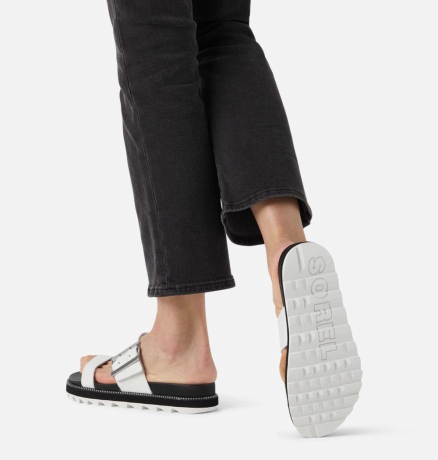 Sandale à Glissière à Boucle Itinérante Pour Femme, Sel De Mer, Sorel, Belgique