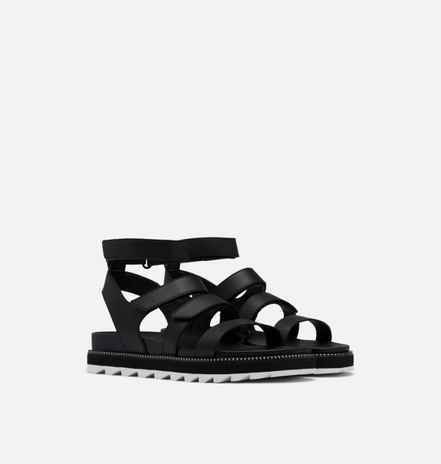 Sandale Roaming Multi Strap Femme Sorel Belgique Black-sea Salt