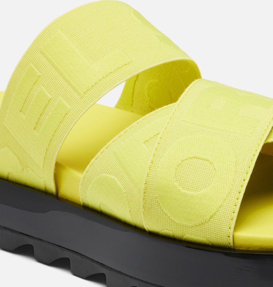 Sandale Sorel Belgique Roaming Sport Slide Noir Boulon Pour Femme