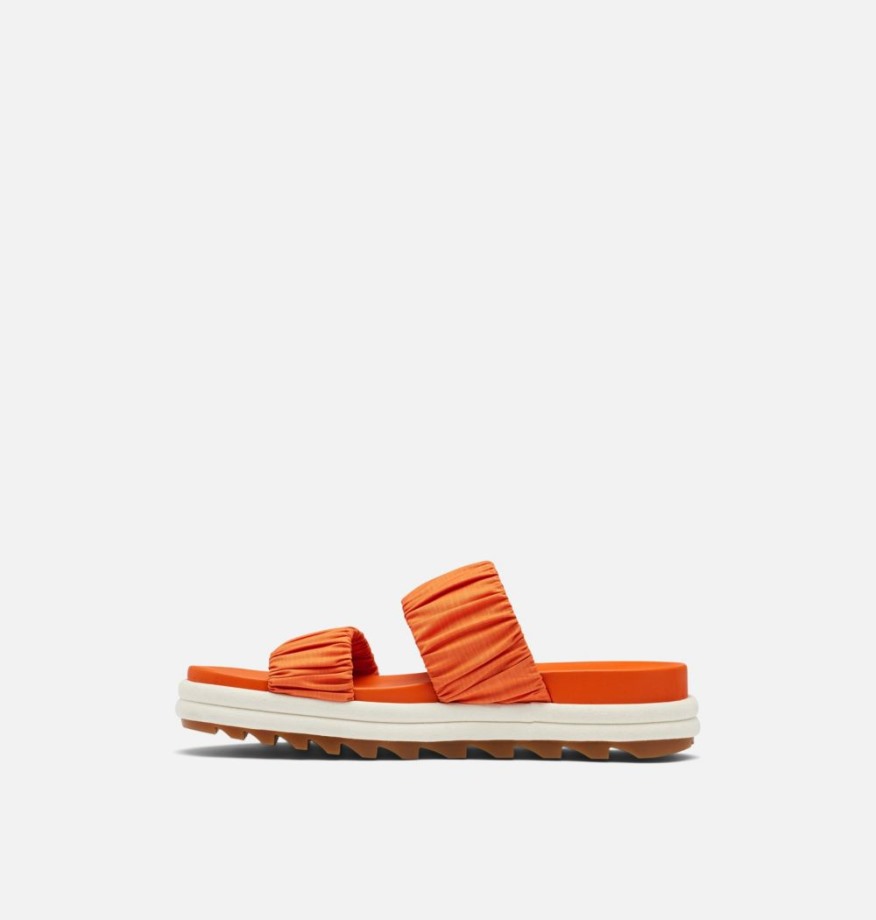 Sorel Belgique Desert Sun-chalk Sandale Plate Roaming à Deux Lanières Pour Femmes