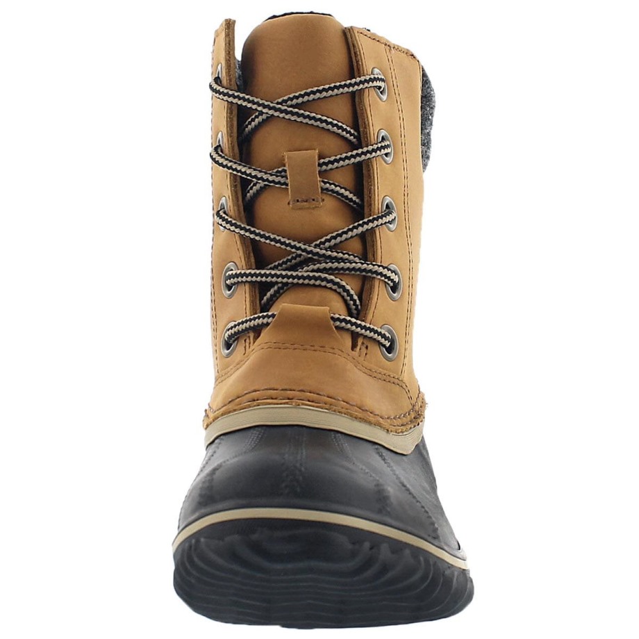 Elk Black Sorel Belgique Botte De Neige Slimpack Lace Ii Pour Femme