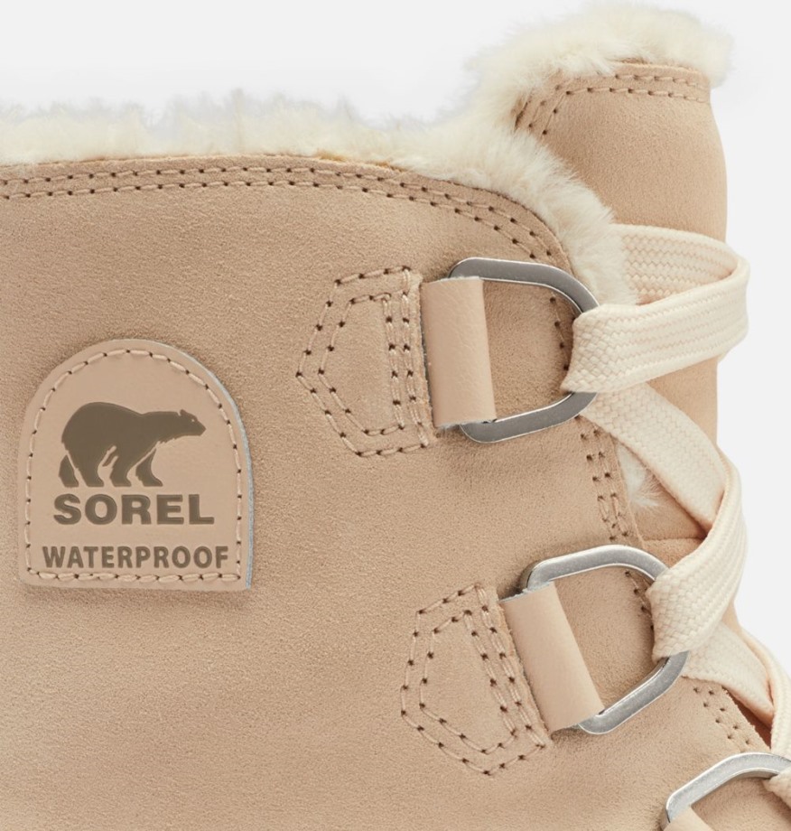 Sorel Belgique Nova Sand-chalk Torino Ii Parc Shearling Imperméable Chausson D'hiver Pour Femme