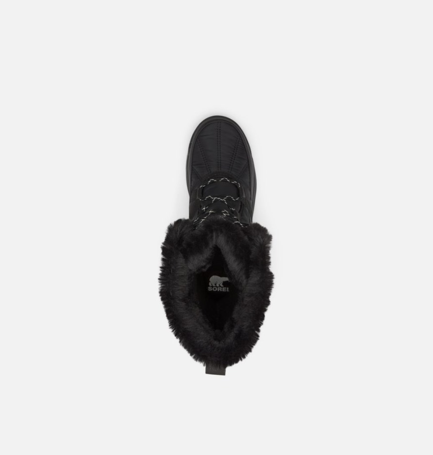 Botte Haute à Lacets Whitney Ii Femme Sorel Belgique Noir