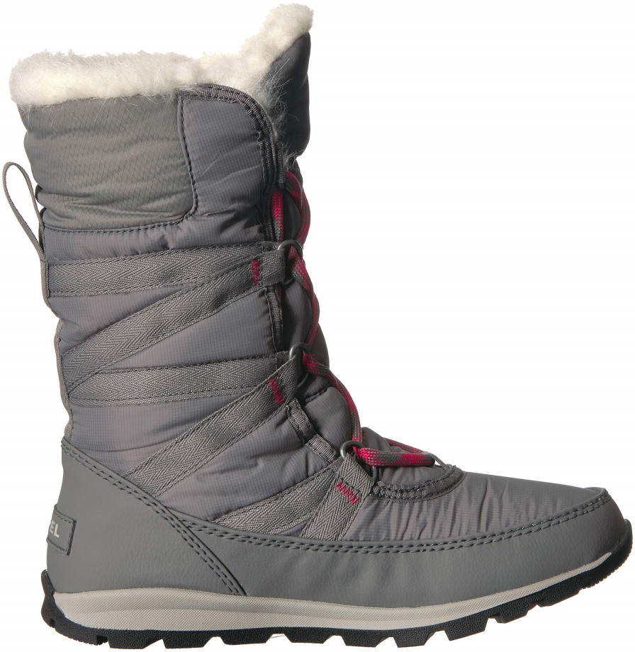 Quarry Rose Vif Sorel Belgique Bottes De Neige Hautes à Lacets Whitney Pour Femmes