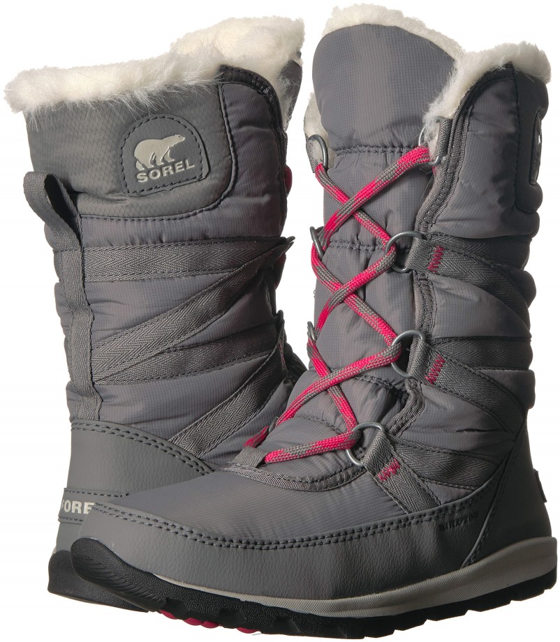 Quarry Rose Vif Sorel Belgique Bottes De Neige Hautes à Lacets Whitney Pour Femmes