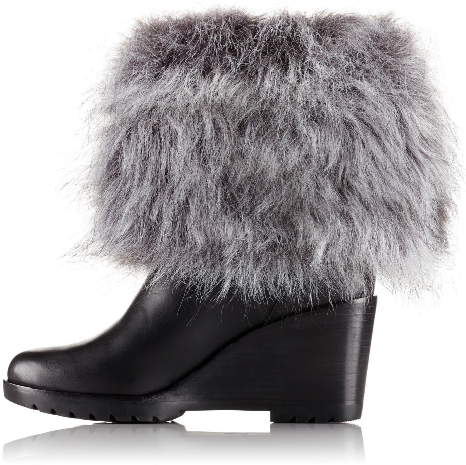 Botte Hiver Femme Botte Nl2079-052 Glacy Explorer Shortie Doublé Sorel Belgique Noir