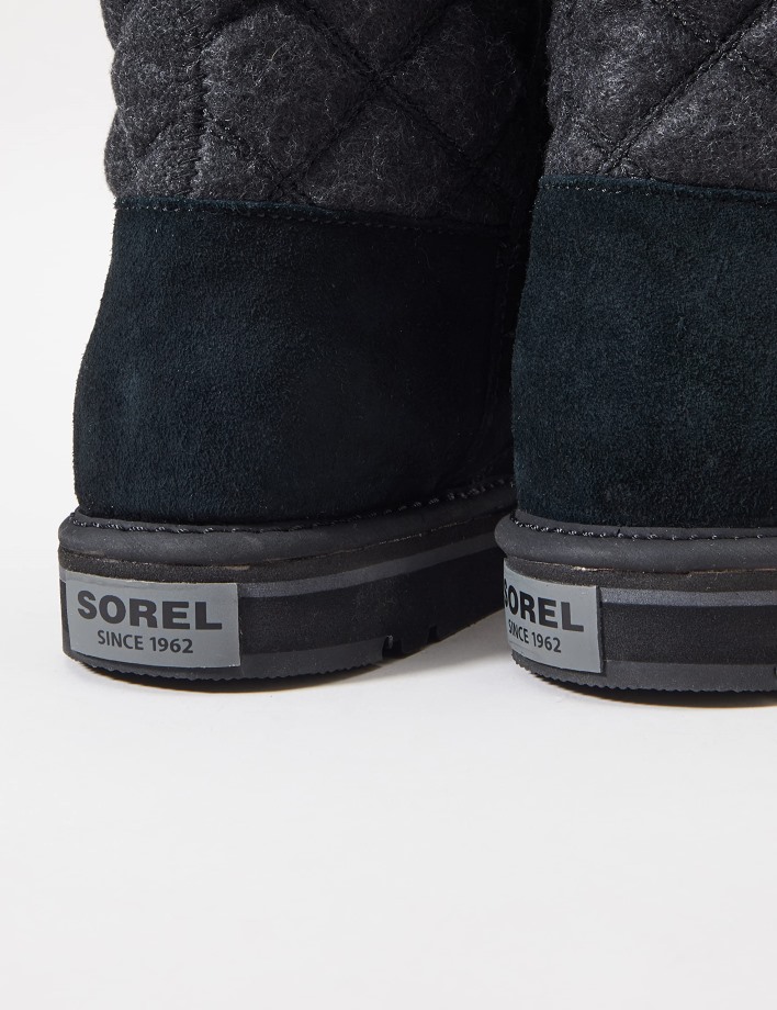 Black Grill Sorel Belgique Bottes D'hiver Femme Sorel Newbie