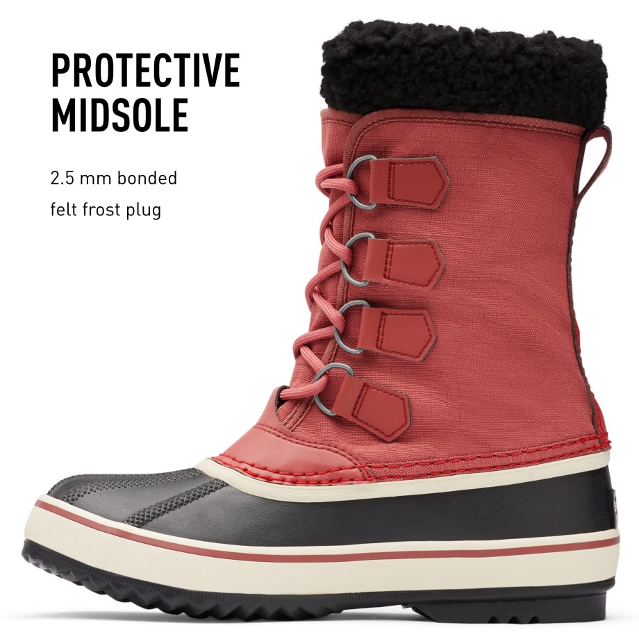 Rose Poussière Noir Sorel Belgique Femmes Hiver Carnaval Neige Sorel Bottes