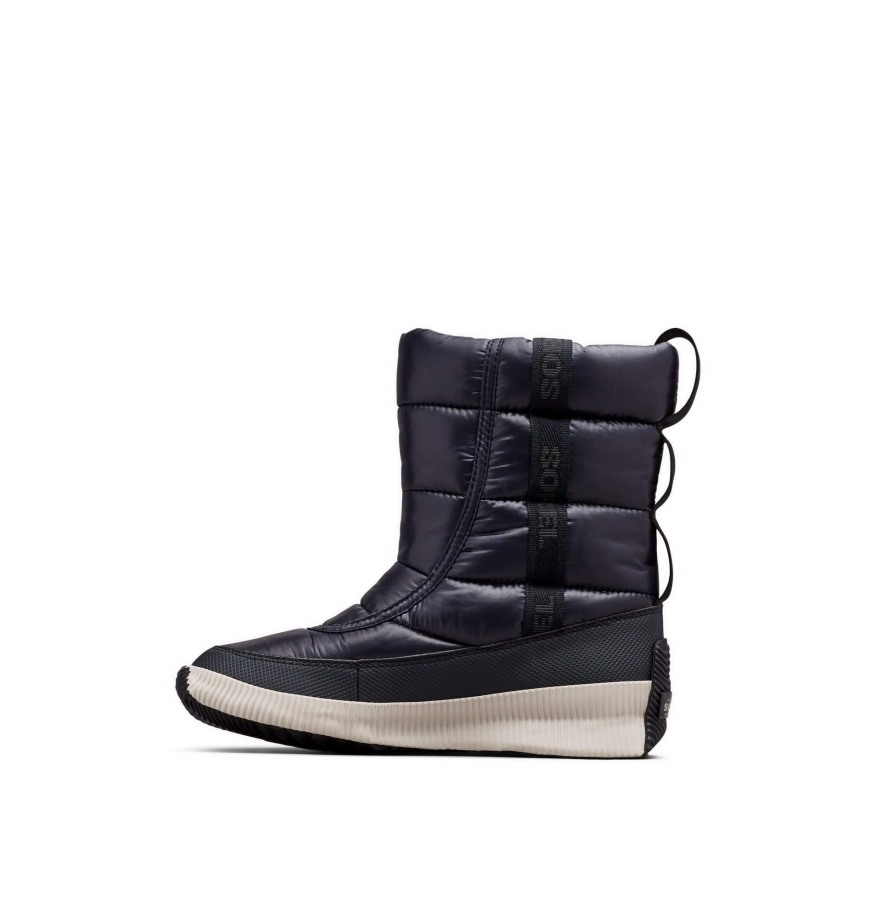 Noir Sorel Belgique Femme Out 'n About Puffy Mid