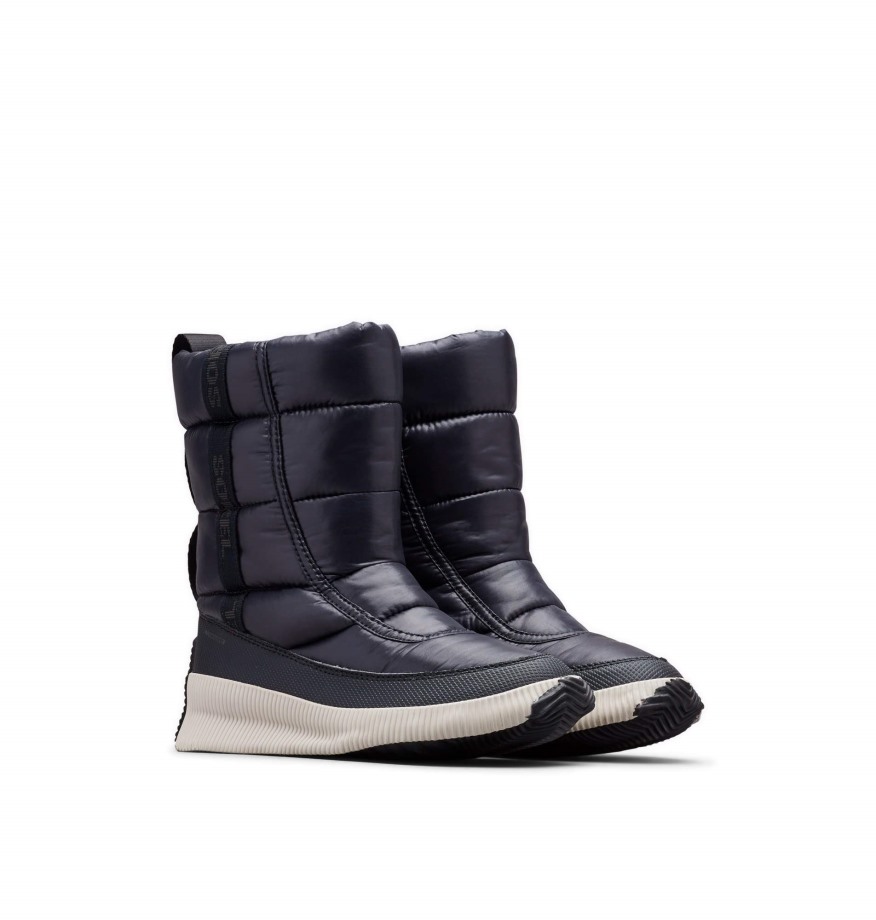 Noir Sorel Belgique Femme Out 'n About Puffy Mid