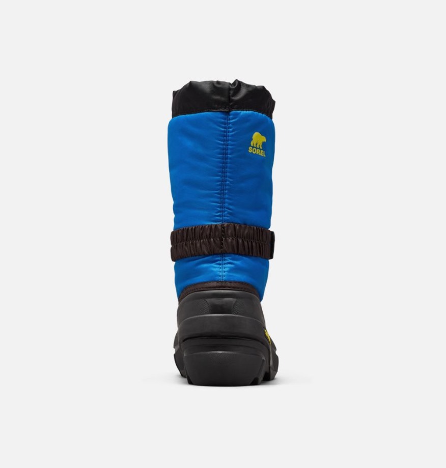 Botte Flurry Junior Noir-super Bleu Sorel Belgique