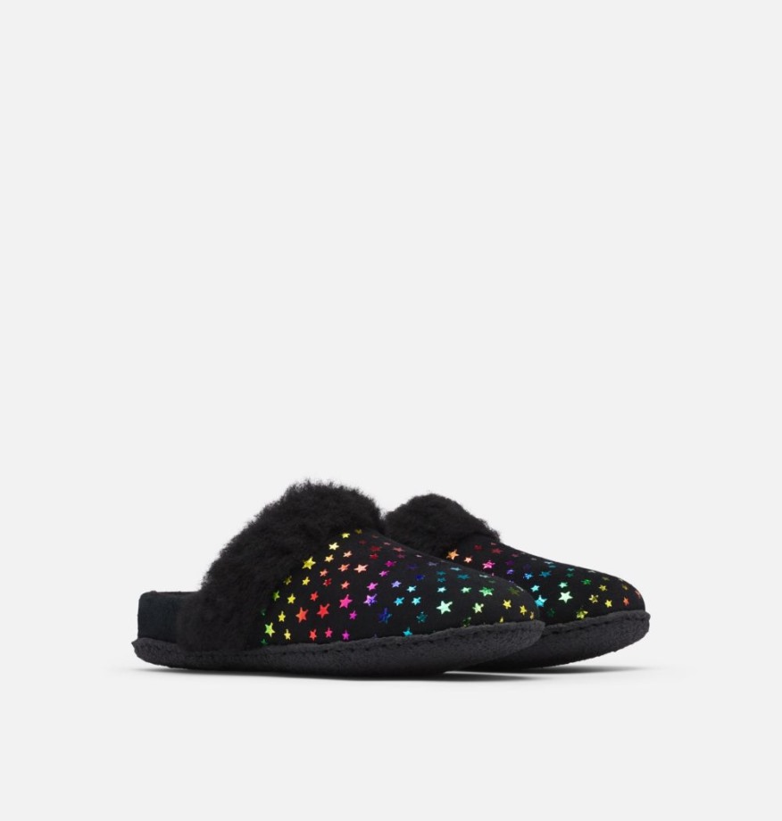 Black Sorel Belgique Jeunesse Nakiska Slide Ii