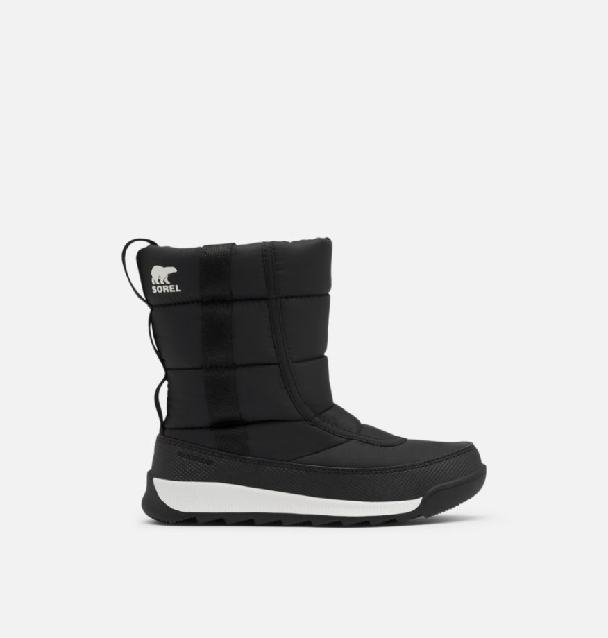 Sorel Belgique Black Youth Whitney Ii Botte Mi Bouffante
