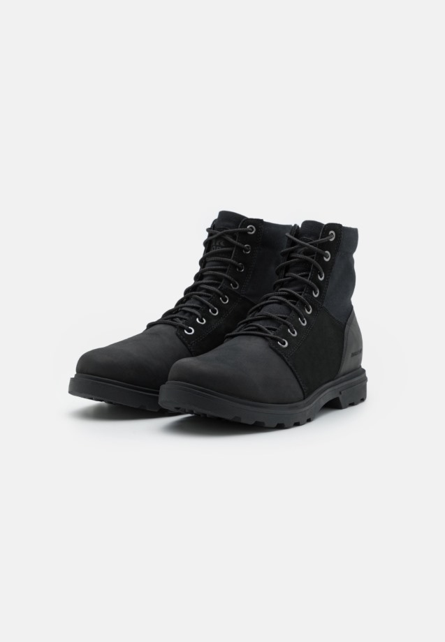 Noir Sorel Belgique Carson Six Wp Bottines Sorel à Lacets
