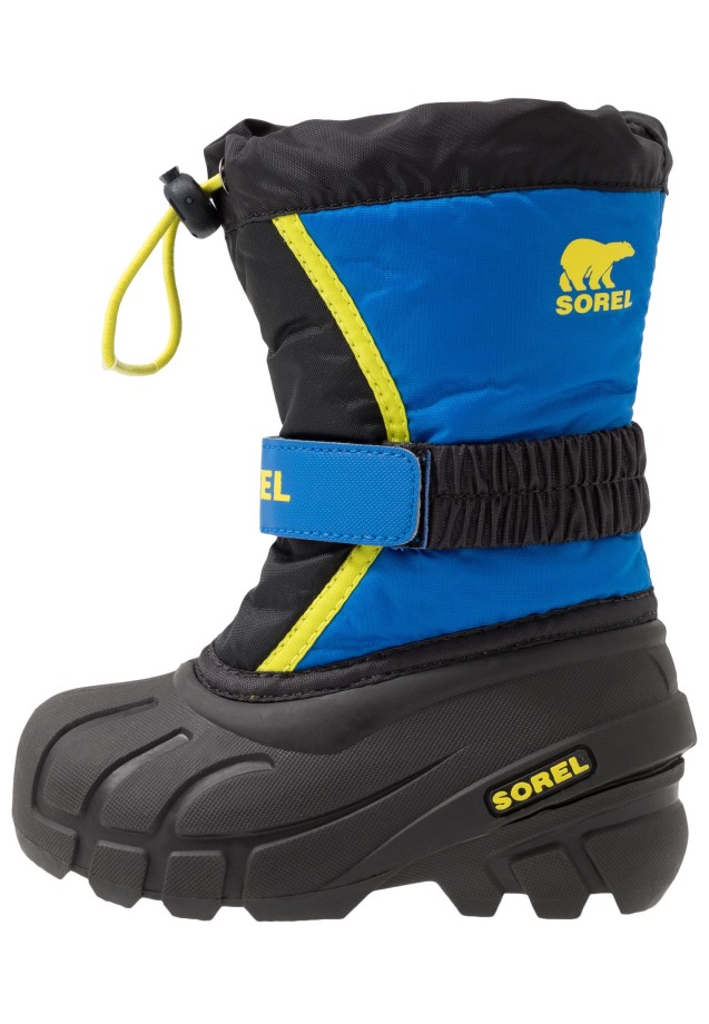 Noir/super Bleu Sorel Belgique Jeunesse Rafale Hiver Sorel Bottes