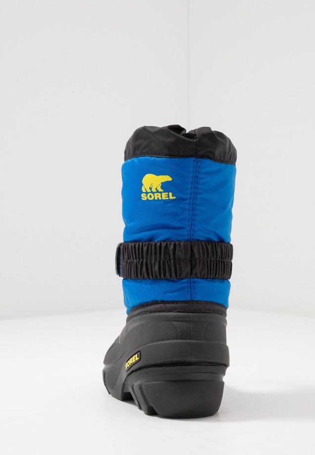 Noir/super Bleu Sorel Belgique Jeunesse Rafale Hiver Sorel Bottes