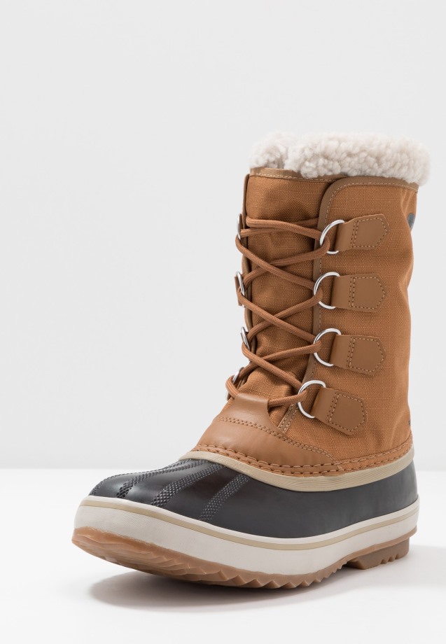 Sorel Belgique Hiver Sorel Bottes Camel Marron/noir