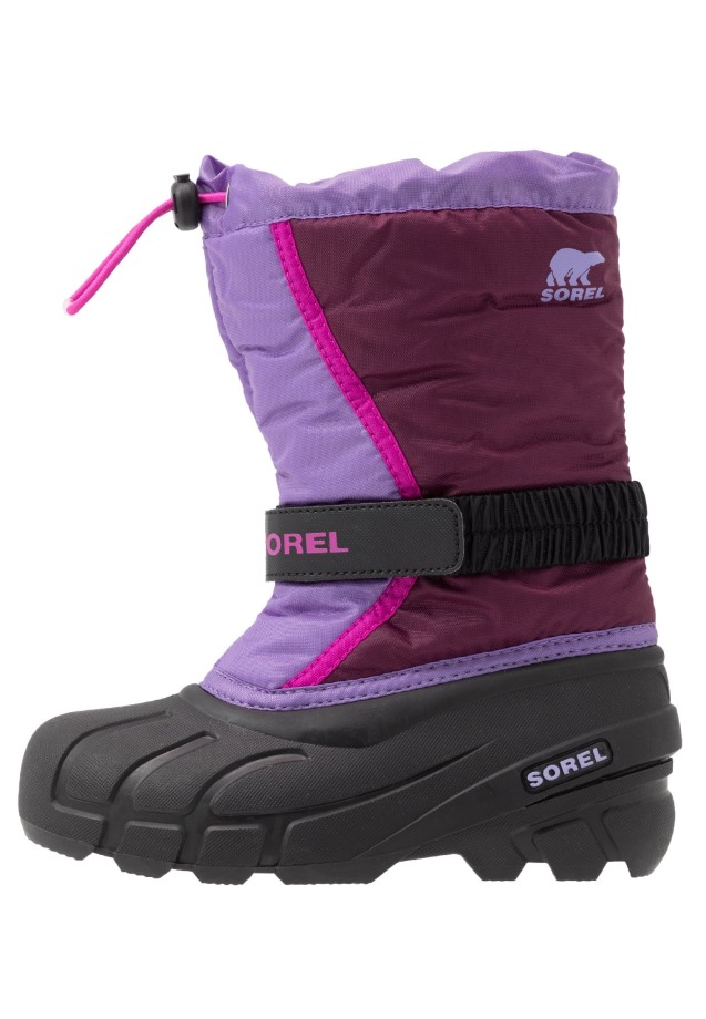 Sorel Belgique Jeunesse Flurry Hiver Sorel Bottes Violet Dahlia/paisley Violet