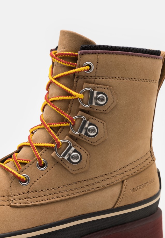 Buff Sorel Belgique Caribou Street Wp Lace-up Ankle Sorel Bottes