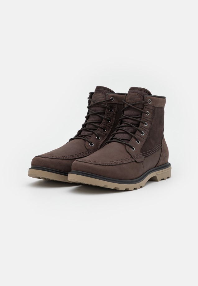 Sorel Belgique Marron Noirci Carson Storm Wp Cheville à Lacets Sorel Bottes